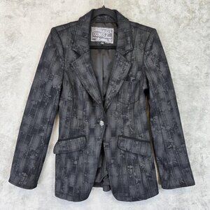 Guess Black Patterned Women's Jacket